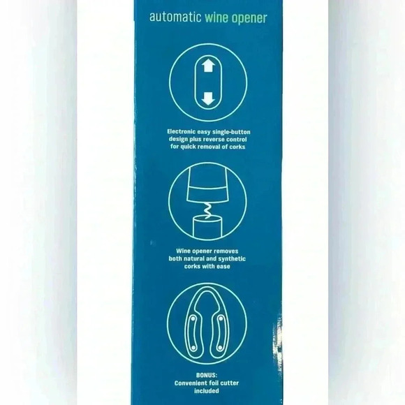 New in box automatic wine bottle opener. - Picture 5 of 5
